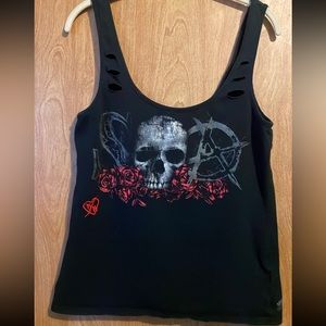 Metal mulisha SOA tank top size medium